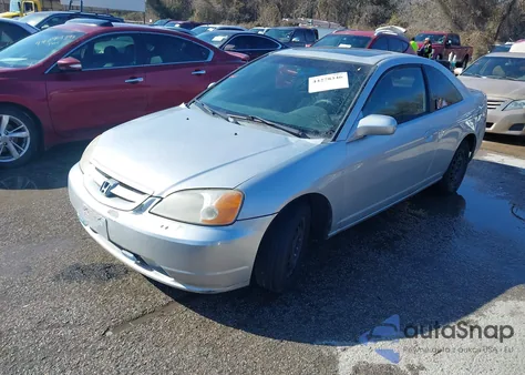 2003 Honda Civic Ex z USA, uszkodzony, nr VIN 1HGEM22933L087060